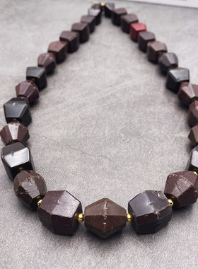 非洲贸易珠 伊达尔玛琉璃 古珠老珠项链 民族风文玩配珠diy散珠