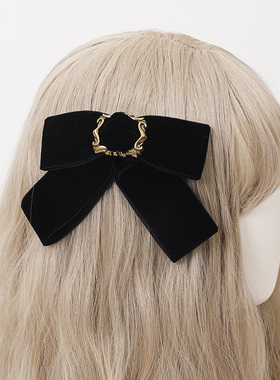 美术馆系列小物汇总lolita优雅油画柄画框丝绒边夹发箍配饰贝雷帽