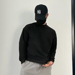 A1005-P40秋冬百搭卫衣男士宽松纯色半高领打底衫长袖T恤 XZ1005图片