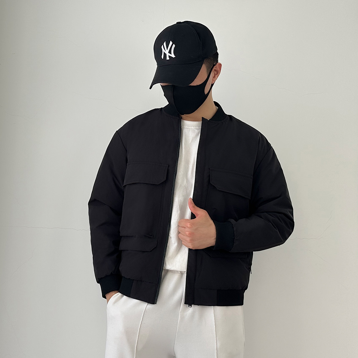 A9667-p215精品新款棒球轻薄领羽绒服男士合身加绒加厚工装外套,男装羽绒服,星座1305