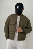 9667-p215精品新款棒球轻薄领羽绒服男士合身加绒加厚工装外套，男装羽绒服，星座1305
