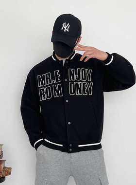 28302-P188美式复古棒球服外套男潮牌宽松休闲飞行员夹克XZ1305