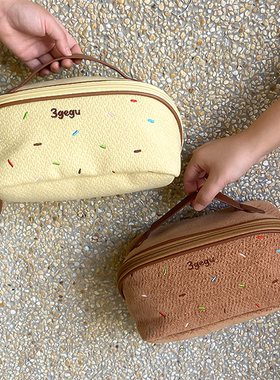 3gegu三个菇 甜甜化妆包 便携大容量收纳包旅行包洗漱包 化妆收纳