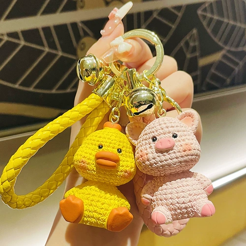 Мультяшный динозавр, подвеска, брелок, утка