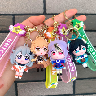 原神玩偶钥匙扣小号游戏周边硅胶公仔汽车钥匙链包包挂饰小礼品