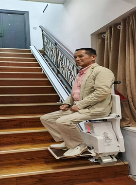 楼道座椅家用电梯二层别墅升降机老人代步神器楼梯直线电动升降椅