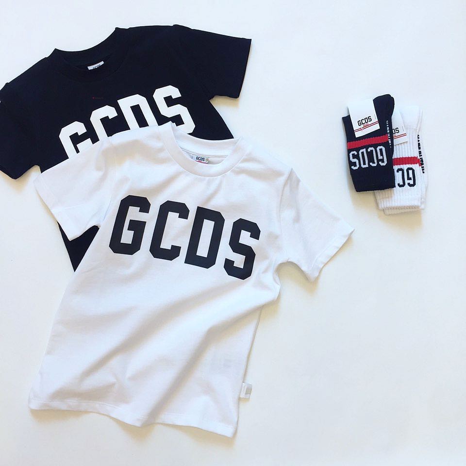 gcds现货意大利经典短袖3色童装图片