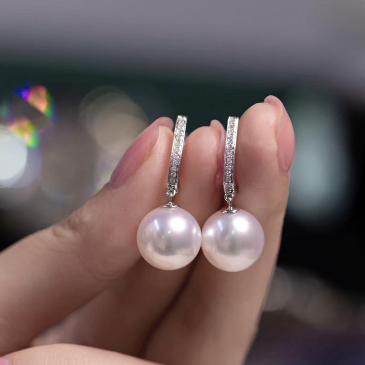 PT900铂金锆石耳钩配件10-11mm海水珍珠DIY耳环空托经典马蹄设计,珠宝/钻石/翡翠,耳饰,淘宝优惠券,粉丝福利购,淘宝优惠卷