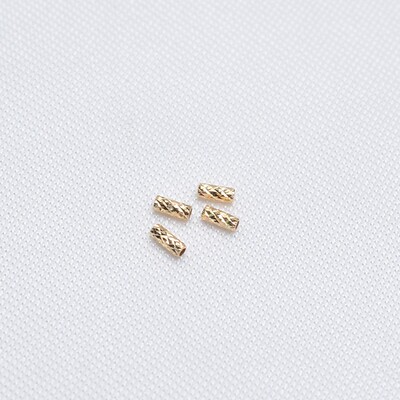 纯金间隔diy手工饰品3mm直销珍珠