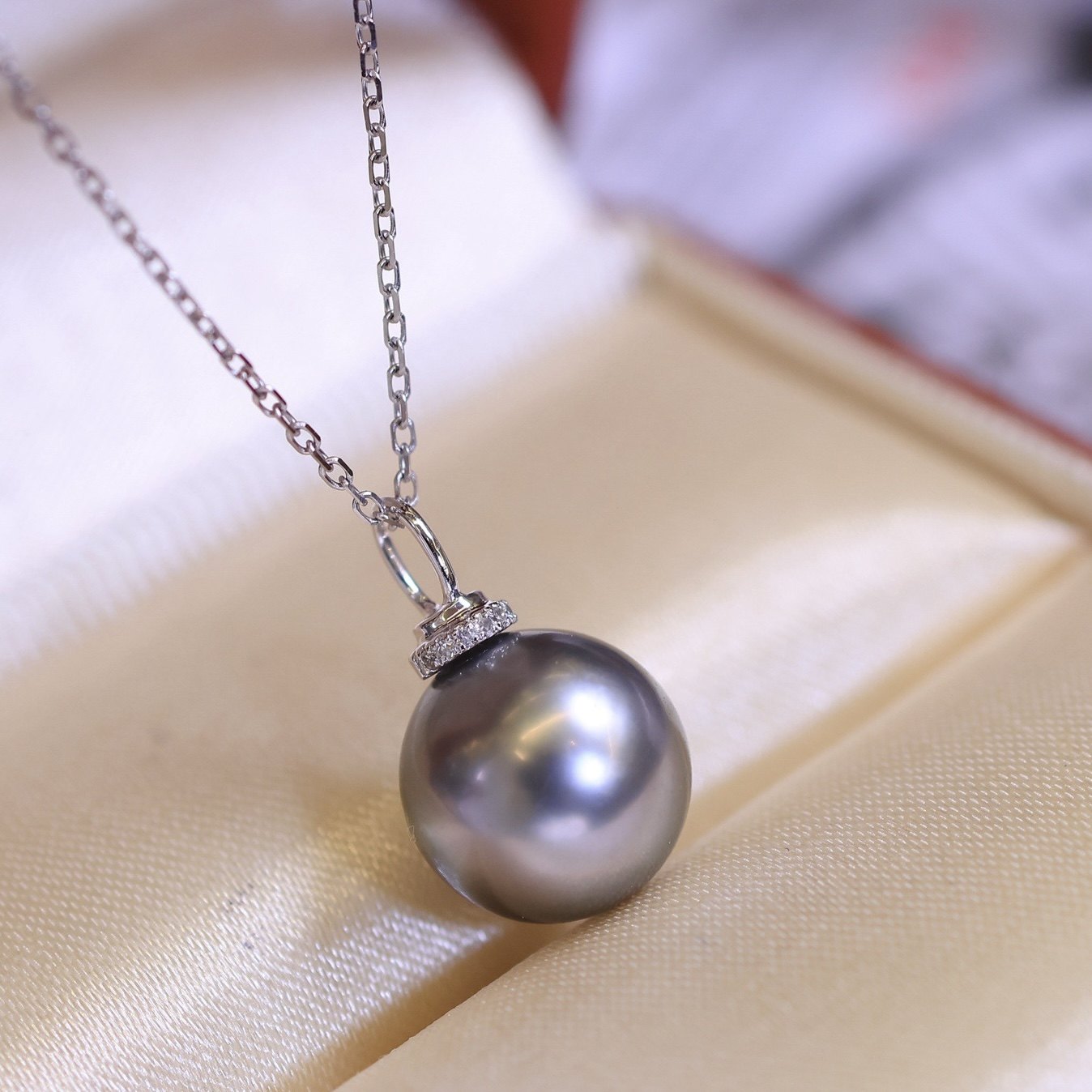 PT900铂金钻石配件9-10mm天然海水珍珠DIY吊坠空托百搭时尚简约款,珠宝/钻石/翡翠,颈饰,淘宝优惠券,粉丝福利购,淘宝优惠卷
