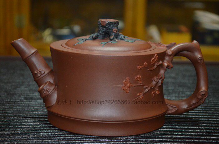 宜兴老紫砂壶茶壶泡茶 精品国家工艺师史国棠纯手工大岁寒三友