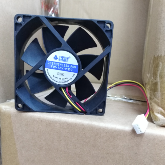 电脑CPU散热风扇8厘米80*80*25mm三线 8CM 12V红海mini替换风扇