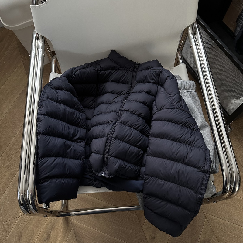 秋冬轻盈保暖短款小立领三星90白鸭绒宽松羽绒服 小个子羽绒外套