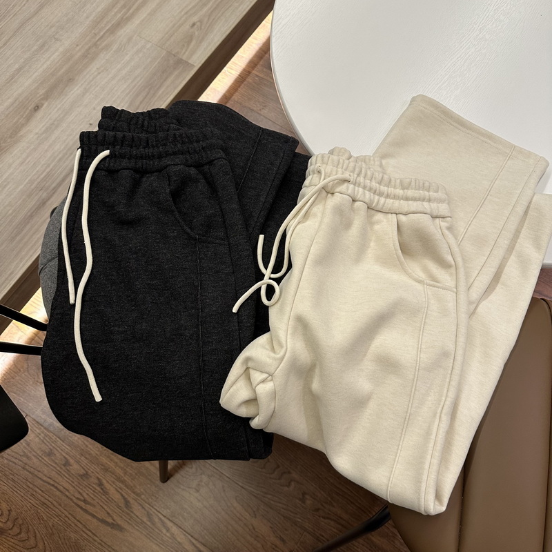 中高腰通勤长裤休闲阔腿裤