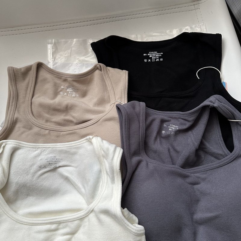 秋冬德绒发热自带胸垫保暖背心女 加厚双面绒内搭修身打底吊带,女士内衣/男士内衣/家居服,保暖背心,淘宝优惠券,粉丝福利购,淘宝优惠卷