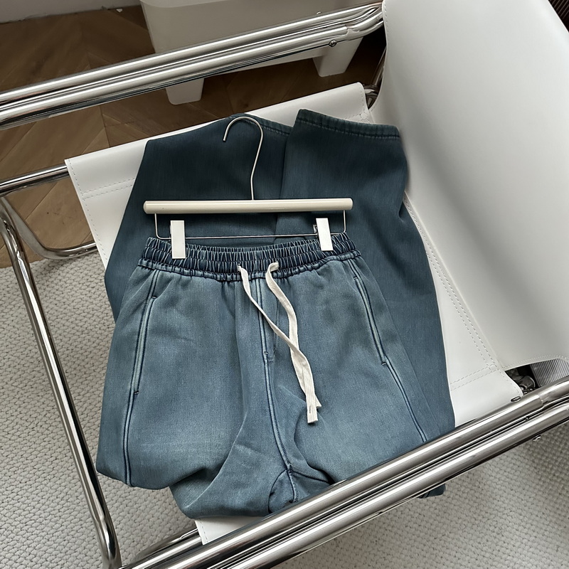 直筒裤长裤加绒加厚2024年冬季