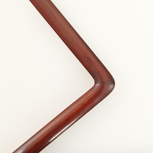 字画框挂墙中式框方形圆形国画框卯榫结构实木圆角框红木裱框