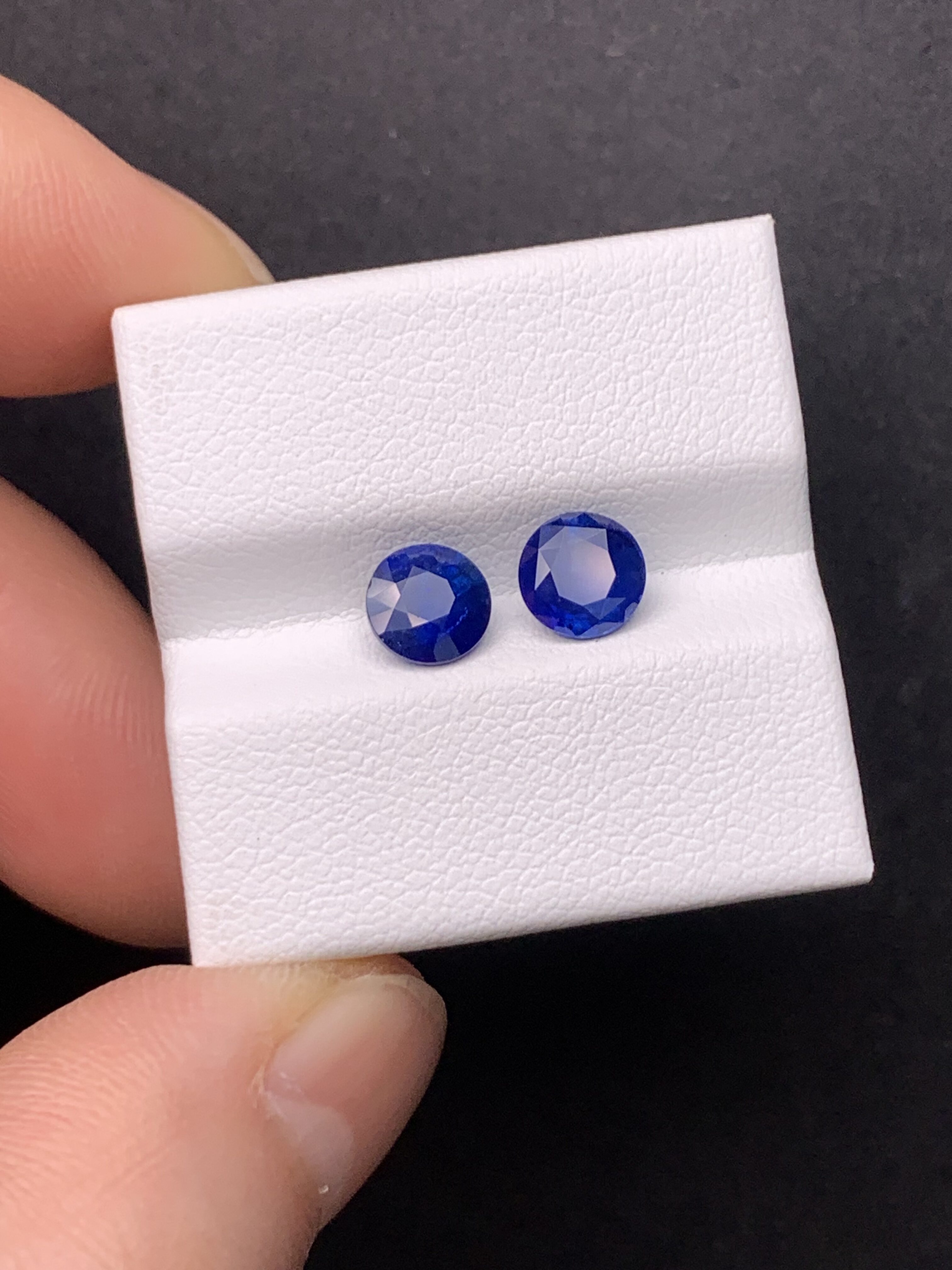 2.18克拉一对 斯里兰卡天然老烧皇家蓝蓝宝石 正圆（0116）,珠宝/钻石/翡翠,裸石,淘宝优惠券,粉丝福利购,淘宝优惠卷
