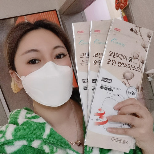 立体舒适口罩韩国成人进口白色