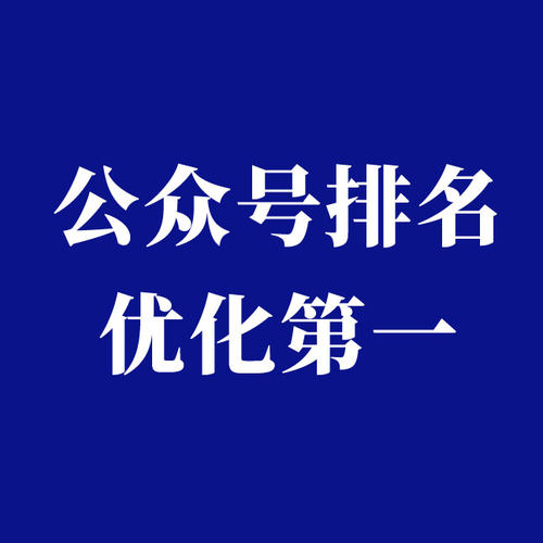 微信公众号排名SEO搜一搜关键词小程序排名搜索优化第一引流