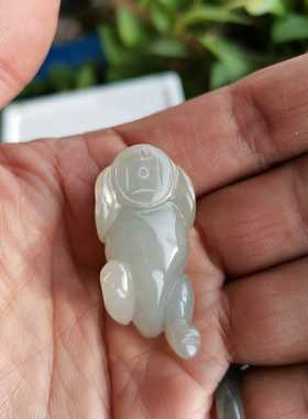 a货冰糯种翡翠证书支持复检老料