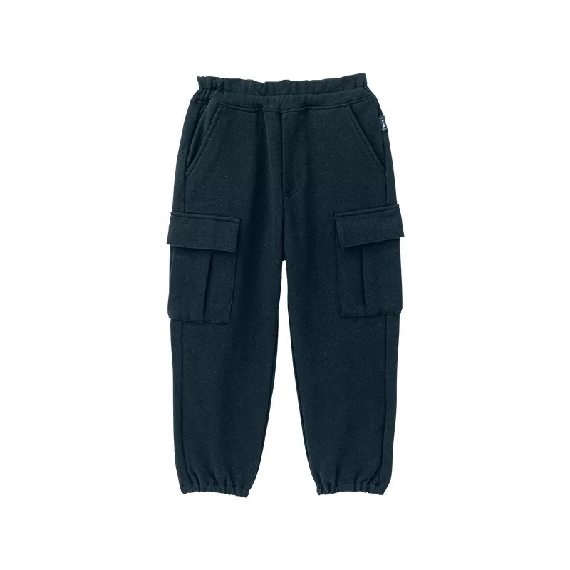 毛圈纯棉运动工装裤男女儿童春秋