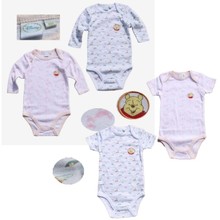 瑕疵 đặc biệt khí ve áo bông bé ngắn tay tam giác túi rắm áo romper onesies