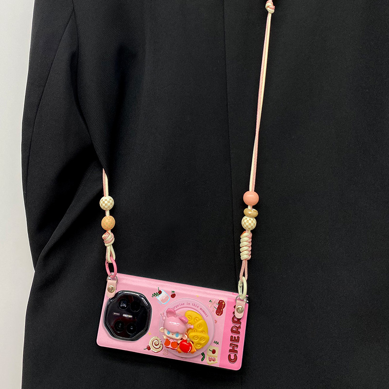 适用于华为MateX6手机壳matex5典藏版华为X7荣耀magicv3中轴全包防摔荣耀V5樱桃女孩磁吸支架VS2保护套