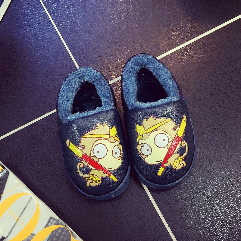 Chaussons enfants en autre pour hiver - semelle caoutchouc Wear - Ref 1031108 Image 3