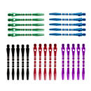 铝合镖杆针式 飞镖配件2BA飞镖塑料杆金属铝杆通用标准螺纹53mm