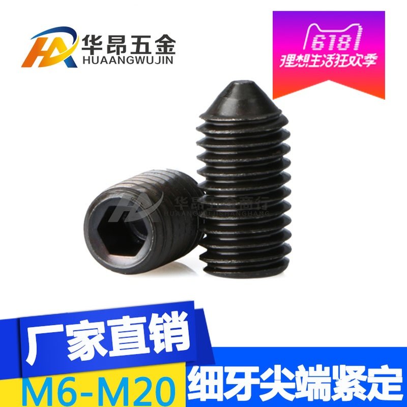 细牙内六角机米螺丝紧定