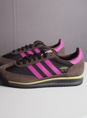阿迪达斯三叶草SL 72 RS男女经典复古三条纹透气轻便休闲鞋JI2494