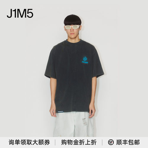 NAMESAKE萨瓦宽松洗水短T恤