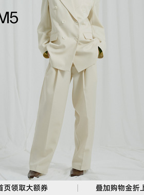 J1M5买手店 ECRIVAIN 24秋冬 双褶裥长裤 设计师品牌