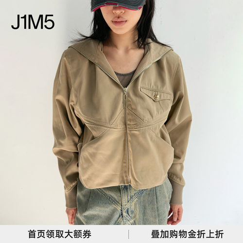 连帽拉链工装夹克时尚休闲