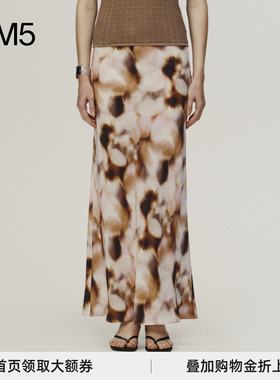 J1M5买手店 AETNA PROJECT 25春夏 晕染印花长半裙 设计师品牌