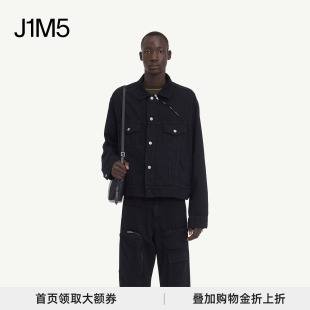 24秋冬新品 Margiela 领部拉链设计牛仔外套 Maison MM6