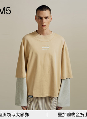 J1M5买手店 NAMESAKE 25春夏 纯色标志双层袖长袖T恤 设计师品牌