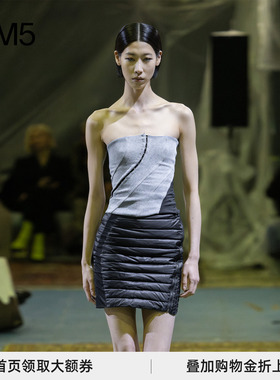 J1M5买手店 RIZ POLI 24秋冬新品 拼色抹胸 设计师品牌