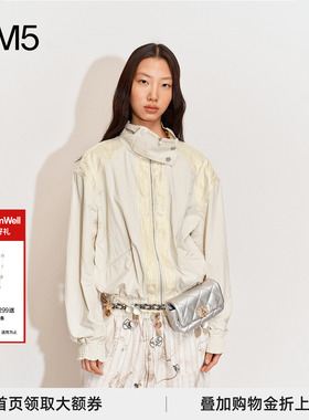 【正品授权】 MEDIUM WELL 25春夏日本进口尼龙拼接天丝防晒夹克