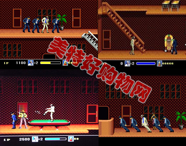 迈克杰克逊-外星战将世嘉游戏卡MD世嘉3代2代机过关黑卡世嘉黑卡