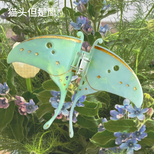 猫头但是鹰原创扑棱蛾子鲨鱼抓夹醋酸抓夹小清新薄荷曼波