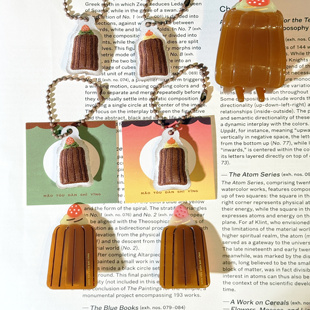 猫头但是鹰原创迷你小挂件针织挂件可露丽挂件