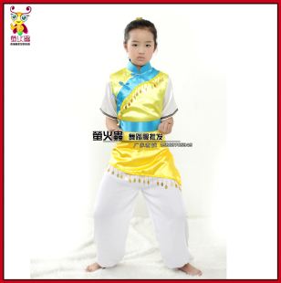 元旦新款儿童民族演出服男女童书童表演服赵钱孙李舞蹈服装汉族