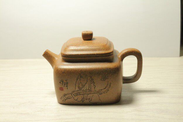 宜兴紫砂壶纯全手工原矿段泥四方德钟壶家用办公泡茶壶功夫茶具
