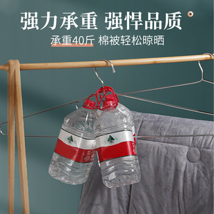 不锈钢实心衣架家用新款 成人儿童晾晒衣服衣架防滑衣撑衣挂