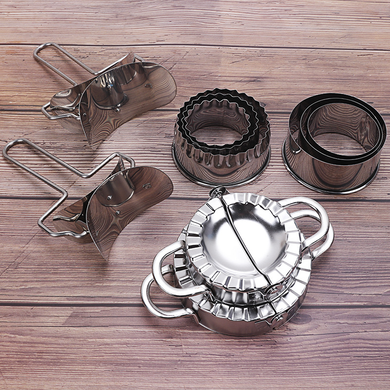 批发不锈钢包饺子器切饺子皮模具