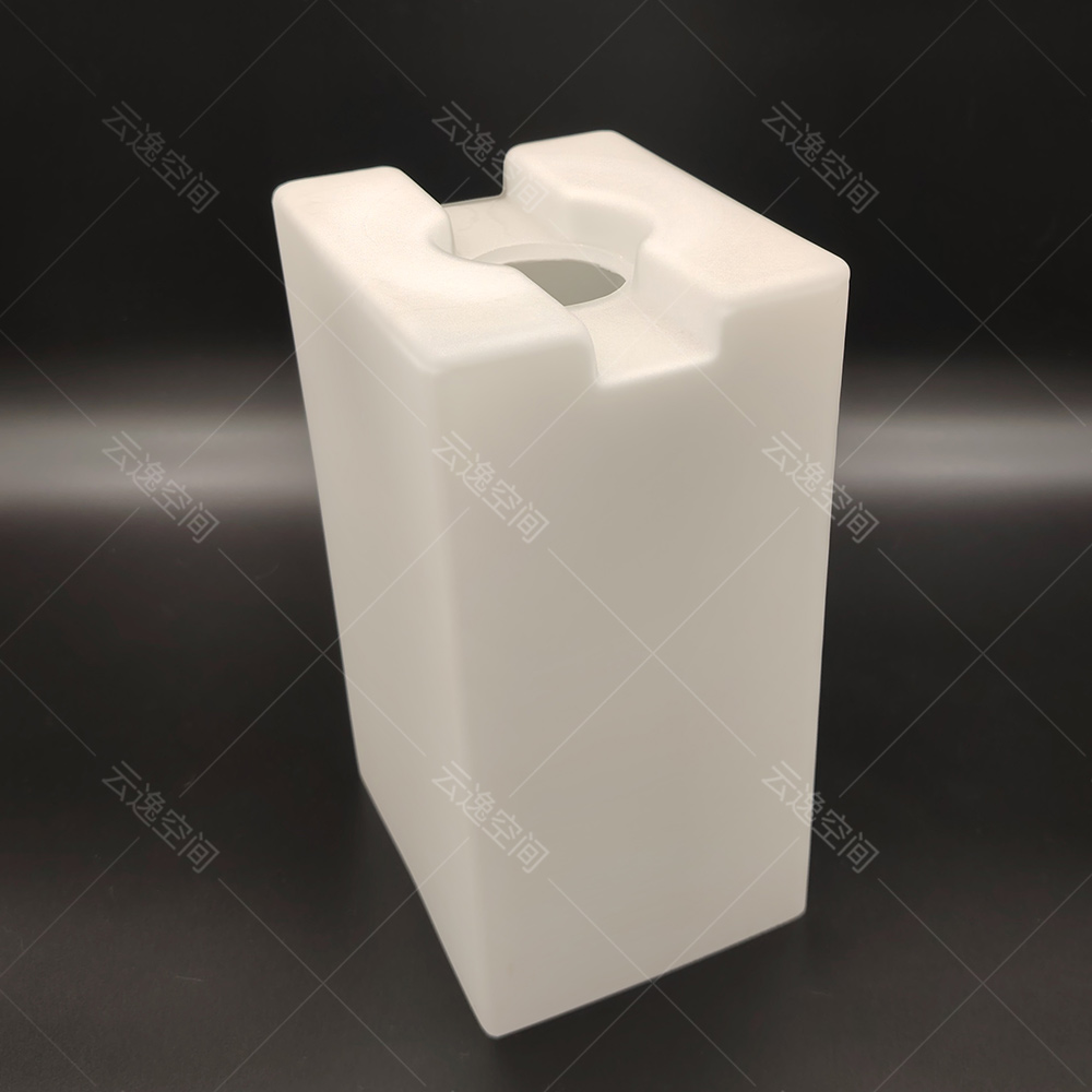 灯罩方形长方形E27灯头10*12*20厘米沙白磨砂白木艺吊灯玻璃灯罩