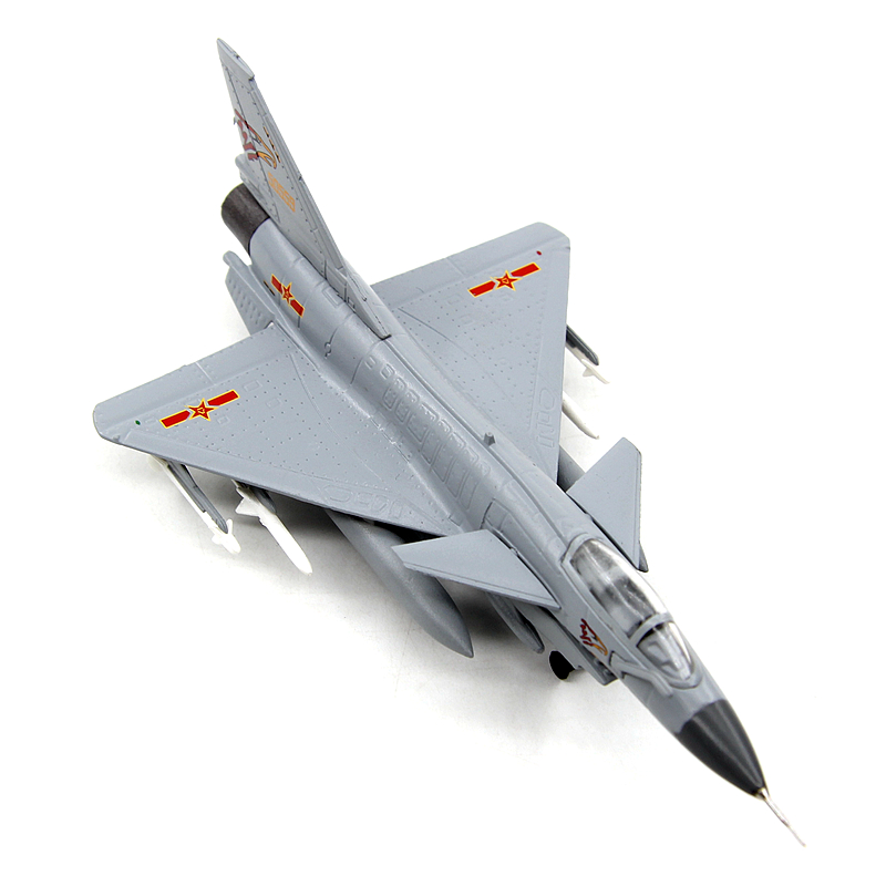 UNISTAR中国歼10猛龙战斗机成飞J-10合金成品飞机模型带支架1/144