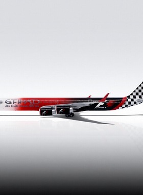 JC Wings XX20692阿提哈德航空A340-600 A6-EHJ成品客机模型1/200